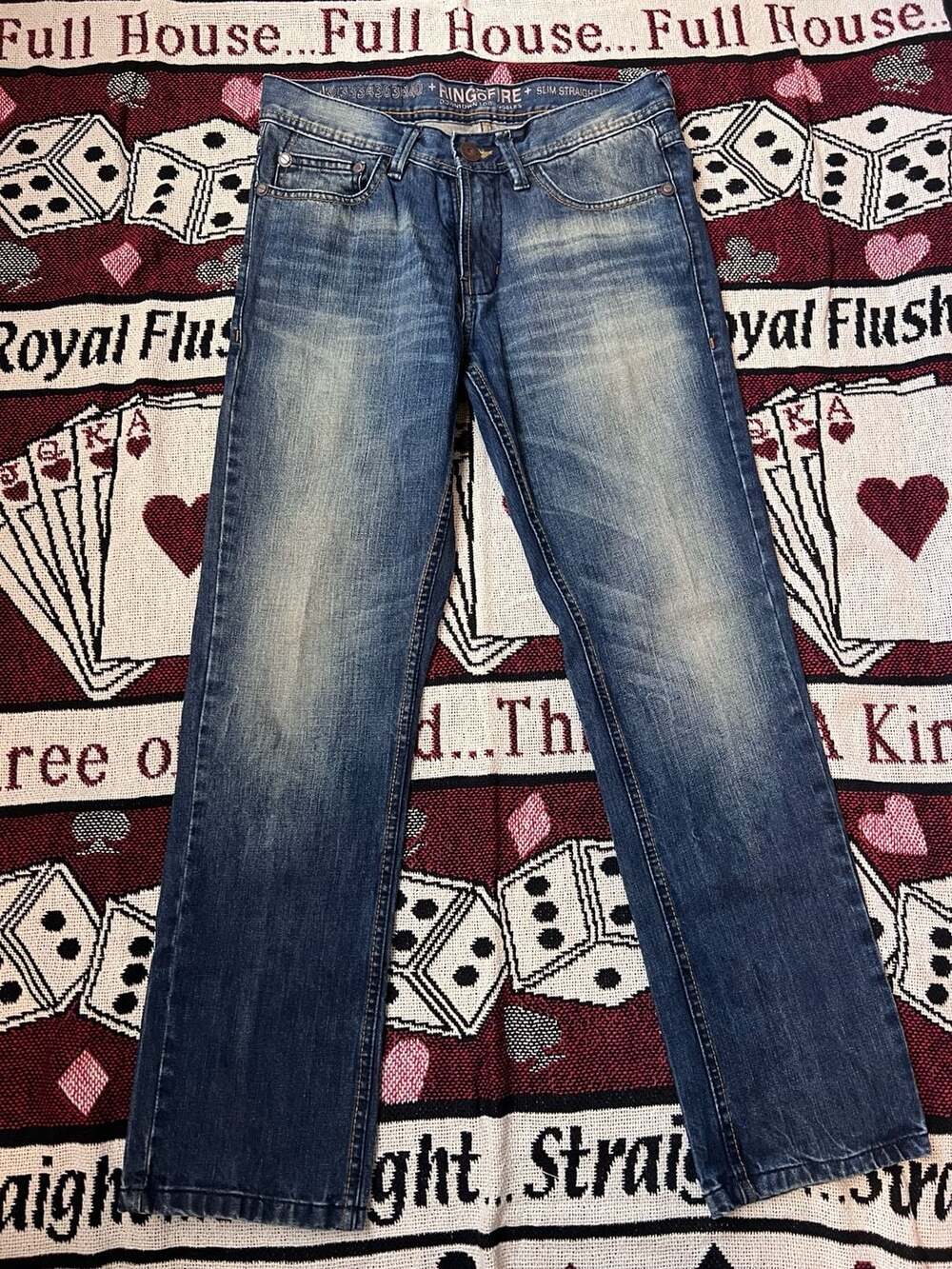 Ring of Fire Slim Straight Jeans Medium Wash size 31x30